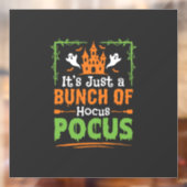 Halloween Bos Heksenketel Raamsticker (Vel 2)