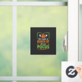 Halloween Bos Heksenketel Raamsticker (Huis)