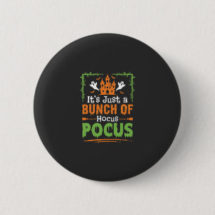 Halloween Bos Heksenketel Ronde Button 5,7 Cm