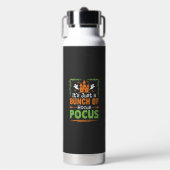 Halloween Bos Heksenketel Waterfles (Voorkant)