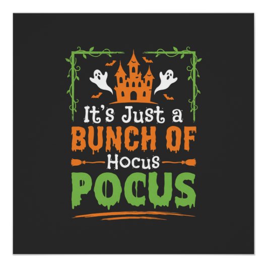 Halloween Bos Toverij Perfect Poster (Voorkant)