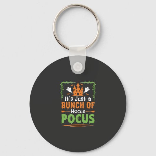 Halloween bos toverij sleutelhanger (Voorkant)