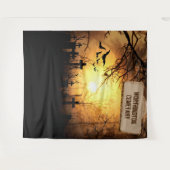 Halloween | Bosbouw | Dieetvoeding Wandkleed (Voorkant (horizontaal))