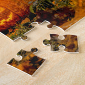 Halloween boshuisje met vos legpuzzel (Zijkant)
