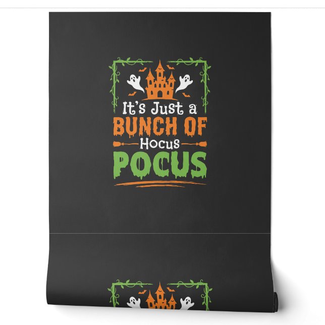 Halloween Bosje Hocus Pocus Behang (Afrollen)