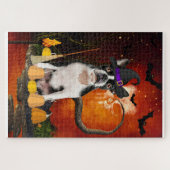 Halloween Boston Terrier Dog Legpuzzel (Horizontaal)