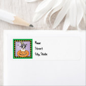 Halloween Boston Terrier Etiket (Insitu)