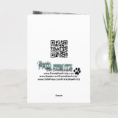 Halloween - Boston Terrier - Georgia Kaart (Achterkant)