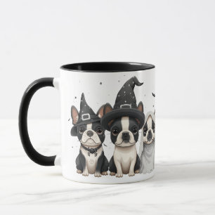 Halloween Boston Terrier Honden Mok