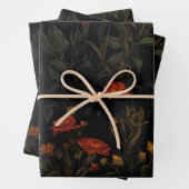 Halloween Botanisch patroon Inpakpapier Vel (In situ)