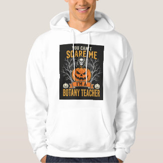 Halloween Botanische Leraar Skelet Pompoen Ontwerp Hoodie