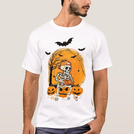 Halloween BotPumpkin T-shirt (Voorkant)