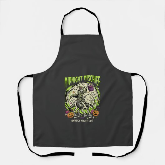 Halloween Botrijder Ondeugendheid Schort (Voorkant)