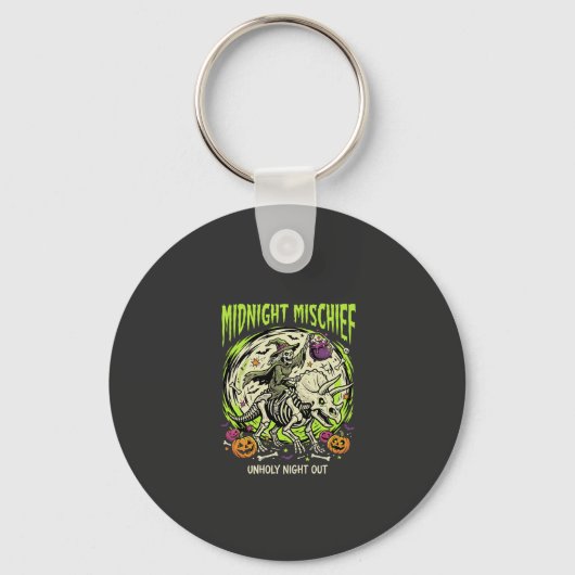 Halloween Botrijder Ondeugendheid Sleutelhanger (Voorkant)