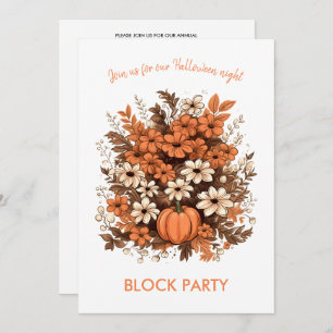 Halloween Bouquet Block Party Kaart