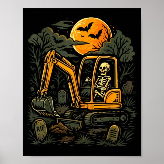 Halloween bouwvakker kostuum jongens spook poster (Voorkant)