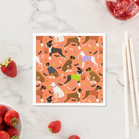 Halloween Boxer Dog Servet (Insitu)