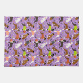 Halloween Boxer Dog Theedoek (Horizontaal)