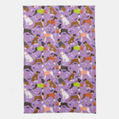 Halloween Boxer Dog Theedoek (Verticaal)