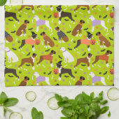 Halloween Boxer Dog Theedoek (Gevouwen)