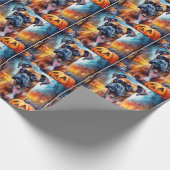 Halloween Boxer met pompoenen eng Cadeaupapier (Hoek)