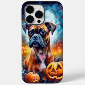 Halloween Boxer met pompoenen eng Case-Mate iPhone Case (Achterkant)