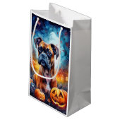 Halloween Boxer met pompoenen eng Klein Cadeauzakje (Achterkant Gekanteld)