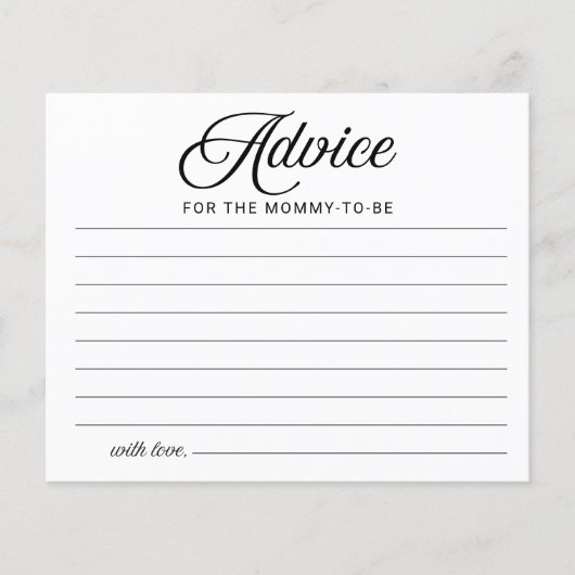 Halloween Boy Baby shower Advies Kaarten (Voorkant)