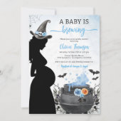 Halloween Boy Baby shower Baby wordt uitgebracht Kaart (Voorkant)