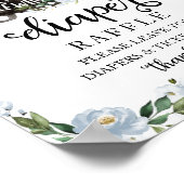 Halloween Boy Baby shower Diaper Raffle Game Sign Poster (Hoek)