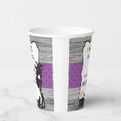 Halloween Boy breekt heks Baby shower Papieren Bekers (Rechts)