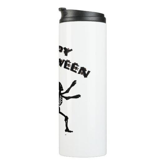 Halloween Boy en Dog Thermosbeker (Geroteerd rechts)