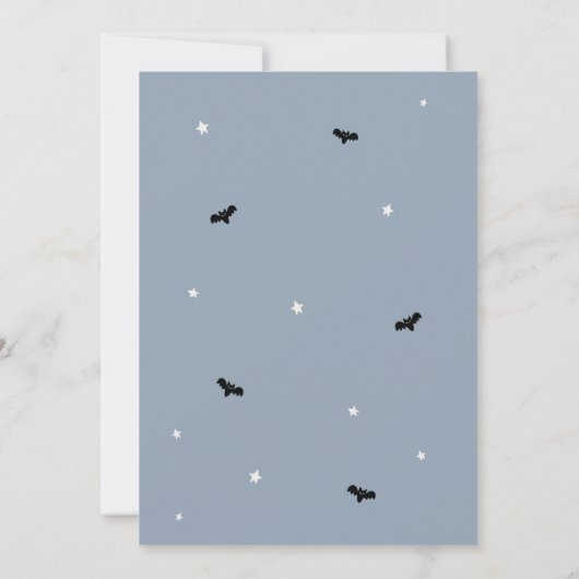 Halloween Boy Uitnodiging 2e Verjaardag (Achterkant)