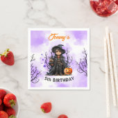 Halloween Boy Verjaardag Schattige Little Wizard s Servet (Insitu)