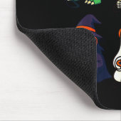 Halloween Boys Kids Gamer Dinosaur Skeleton Ghost  Muismat (Hoek)