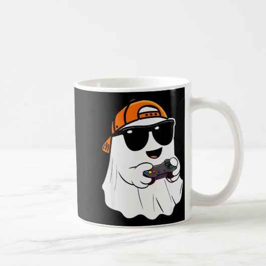 Halloween Boys Kids Ghost Gamer Y Costume Gaming M Koffiemok (Rechts)