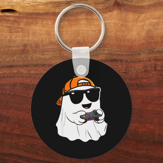 Halloween Boys Kids Ghost Gamer Y Costume Gaming M Sleutelhanger (Voorkant)