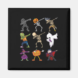Halloween Boys Skeleton Zombie Scary Pumpkin Mummy Magneet