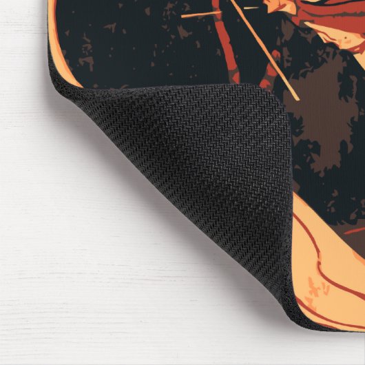  Halloween, boze heks with Fire in Forest Muismat (Hoek)