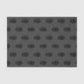 Halloween | Boze oog | Grijs Tissuepapier (Voorkant)