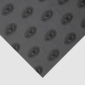 Halloween | Boze oog | Grijs Tissuepapier (Detail)