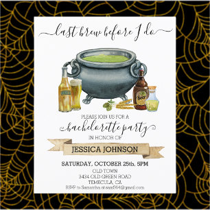 Halloween Brew Bachelorette Party herfst oktober