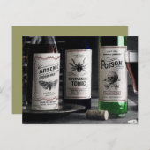 Halloween Brew ~ Briefkaart / Uitnodigingen / RSVP (Voorkant / Achterkant)