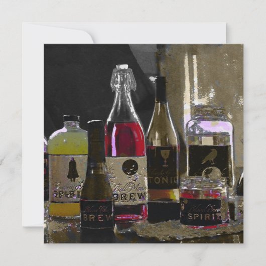 Halloween Brew - Uitnodigingen (Voorkant)