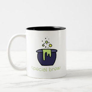 Halloween Brew van de speciale getuige Tweekleurige Koffiemok