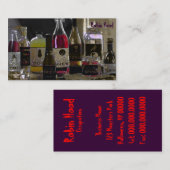 Halloween Brew ~ Visitekaartje (Voorkant / Achterkant)