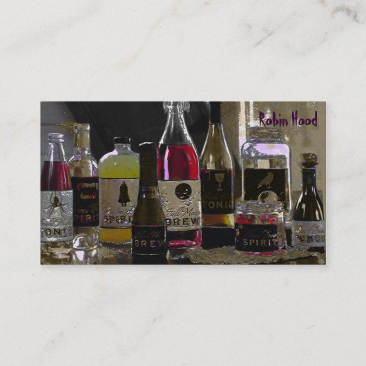 Halloween Brew ~ Visitekaartje (Voorkant)