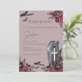 Halloween Bridal Shower Invitation Kaart (Staand voorkant)