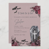 Halloween Bridal Shower Invitation Kaart (Voorkant / Achterkant)