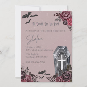 Halloween Bridal Shower Invitation Kaart